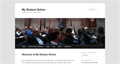 Desktop Screenshot of myshalomonline.org